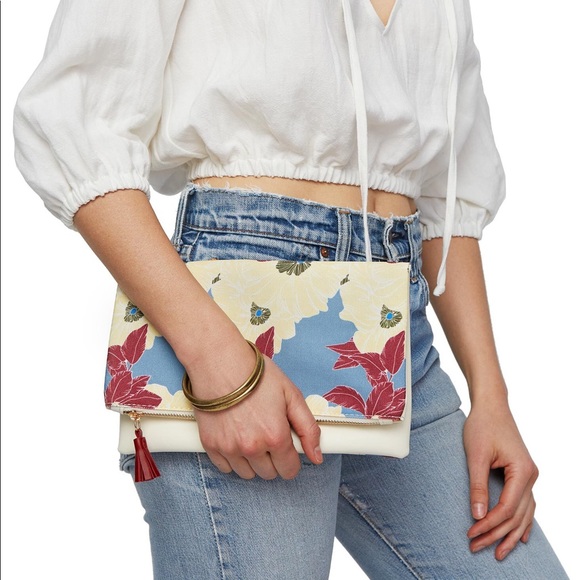 (Sold)Rachel Pally Reversible Clutch MSRP $60 - Picture 1 of 5